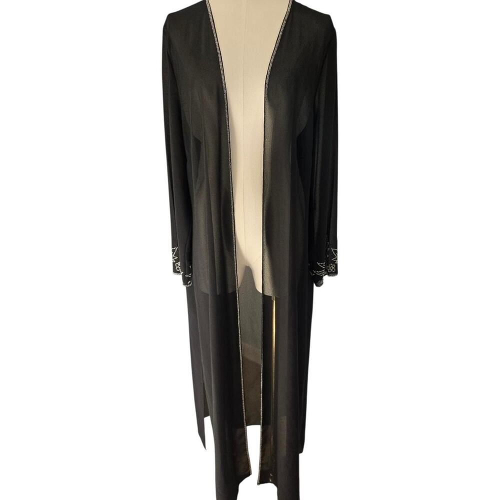 Vintage aspeed black sheer maxi